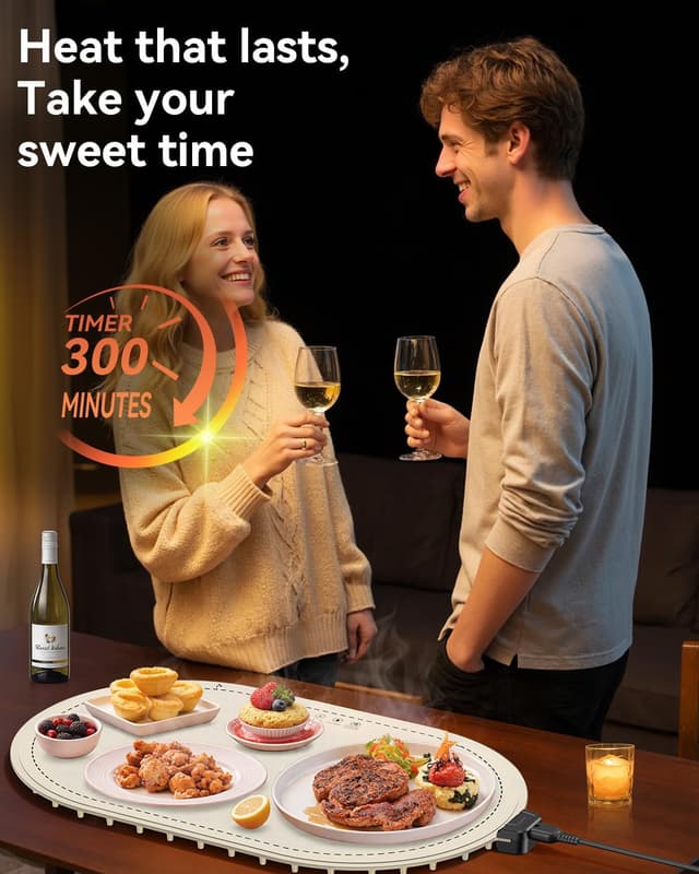 Thumbnail 6 de Food Warming Mat Fast Heating Pad