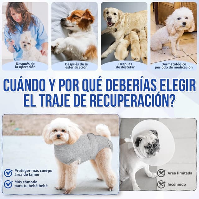 Thumbnail 2 de SlowTon Traje de recuperación para perros 95% algodón