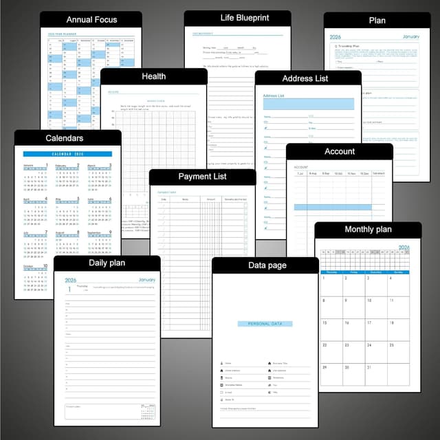 Thumbnail 6 de Agenda académica A5 página al día 2026