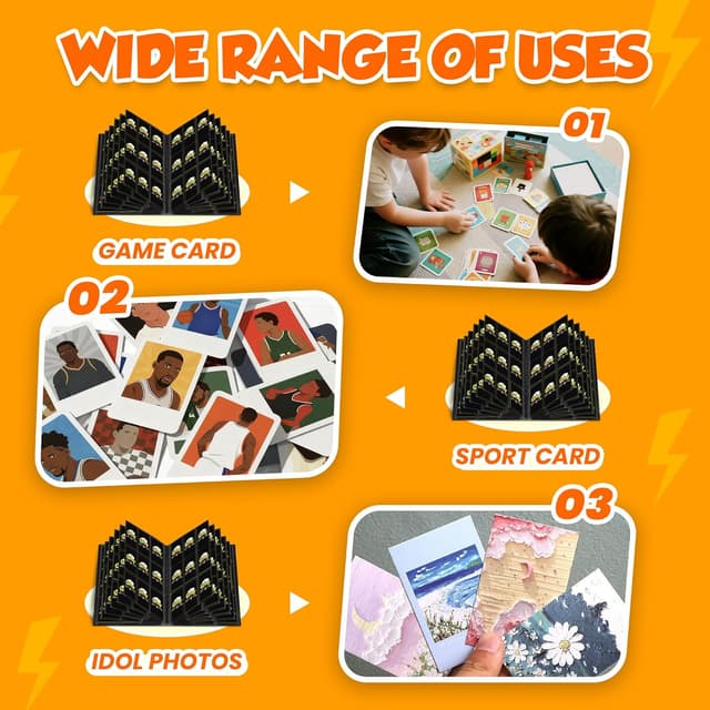 Thumbnail 4 de Gifray Trading Card Binder 360-Card Capacity