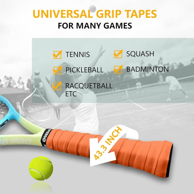 Detalle de Lot de 12 grips de tennis antidérapants