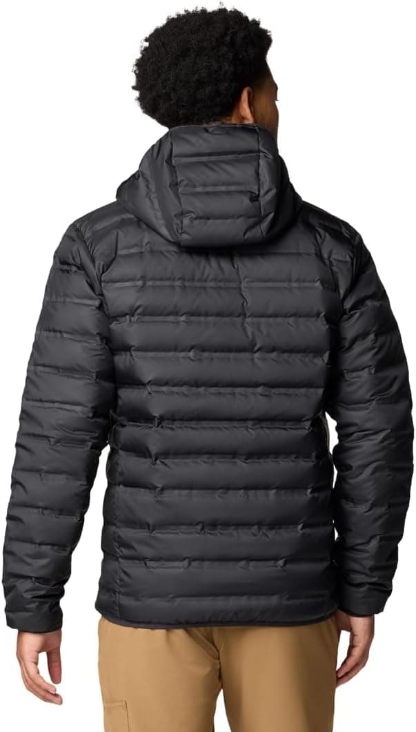 Detalle 2 de Columbia Herren Lake 22 Down Hooded Jacket (Daunenjacke mit Kapuze) – Schwarz, Größe L