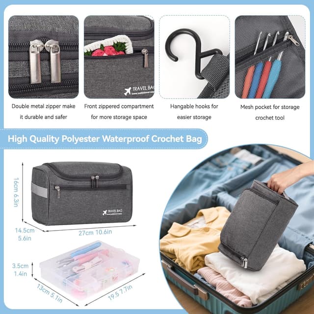 Thumbnail 5 de Reessy Crochet Kit for Beginners with 15×25g yarn