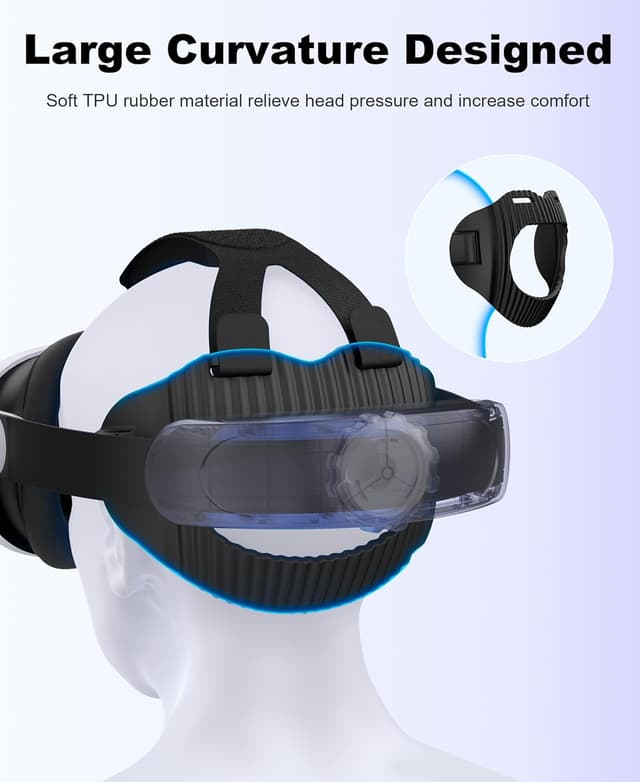 Detalle 2 de HELLCOOL Head Strap Replacement for Meta Quest 3S/3/2