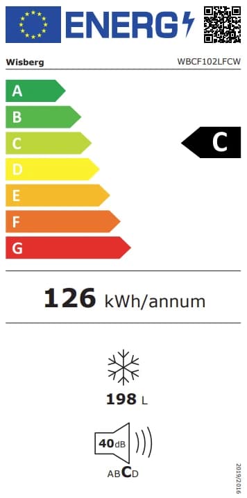 Thumbnail 10 de Wisberg WBCF102LFCW Gefriertruhe