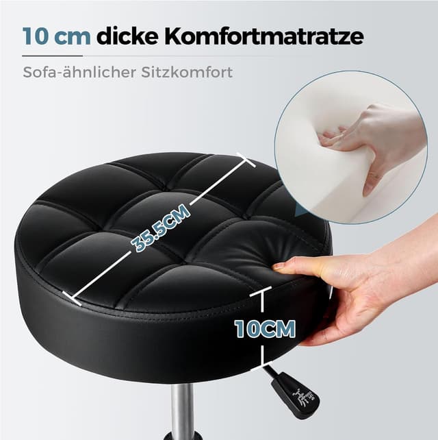 Thumbnail 5 de BEWISHOME EBYD01B Rollhocker 200 kg