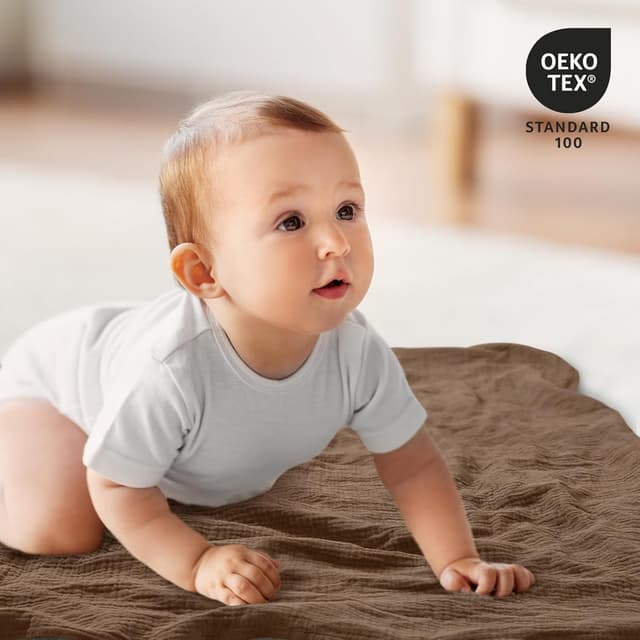 Detalle de Soarwg Kids Muslin Swaddle Blanket 95x100cm