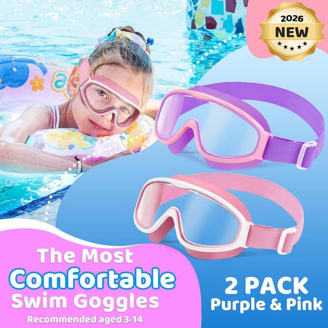 Detalle de Vvinca Kids Swimming Goggles 2-Pack