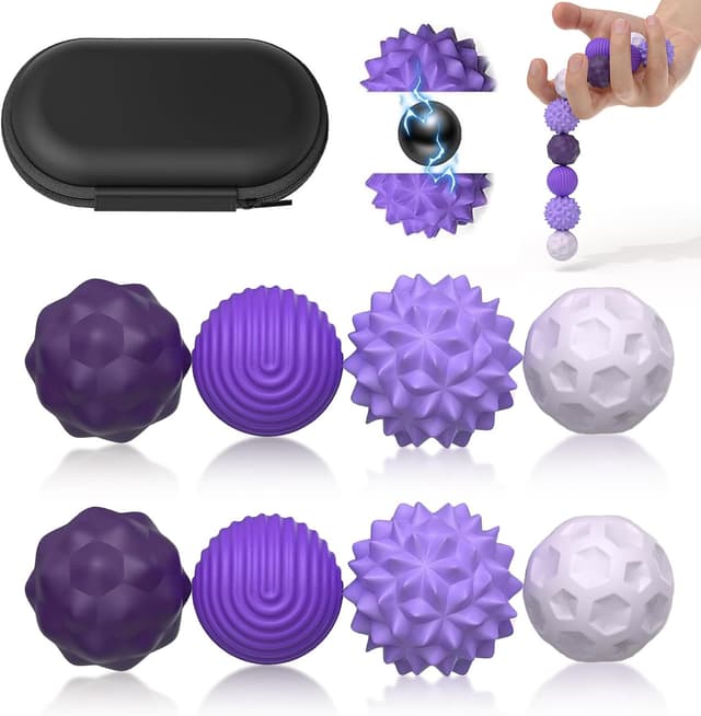 Detalle de Magnetische Fidget Balls 8er Set – Stressball