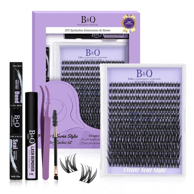 Detalle de B&Q Lashes Extension Set 156 PCS