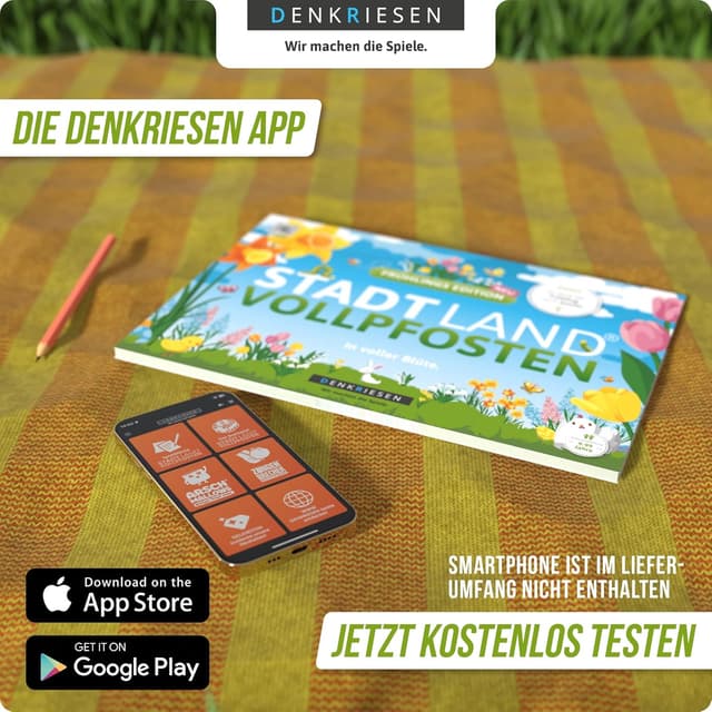 Detalle 2 de Stadt Land VOLLPFOSTEN Frühlings Edition DIN A4 Spielblock