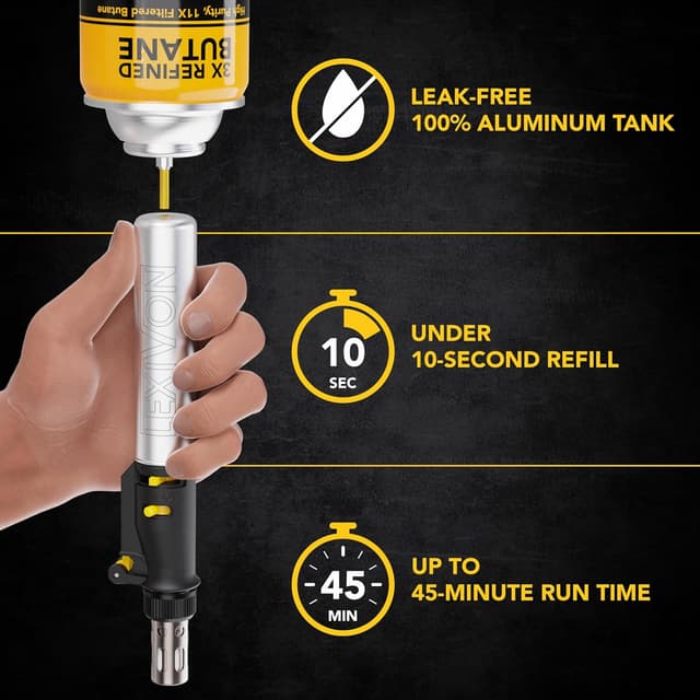 Thumbnail 3 de LEXIVON LX-770 Butan Lötkolben Kit 1300°C