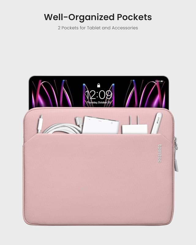 Detalle 2 de tomtoc Slim Tablet Sleeve Bag for 13-inch iPad Air 2026 (M4/M3/M2) & iPad Pro 13-inch (M5/M4)