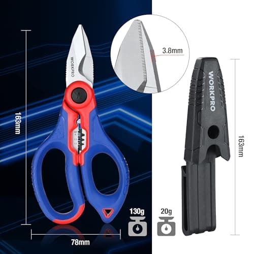 Thumbnail 2 de WORKPRO Tijeras electricista 163 mm