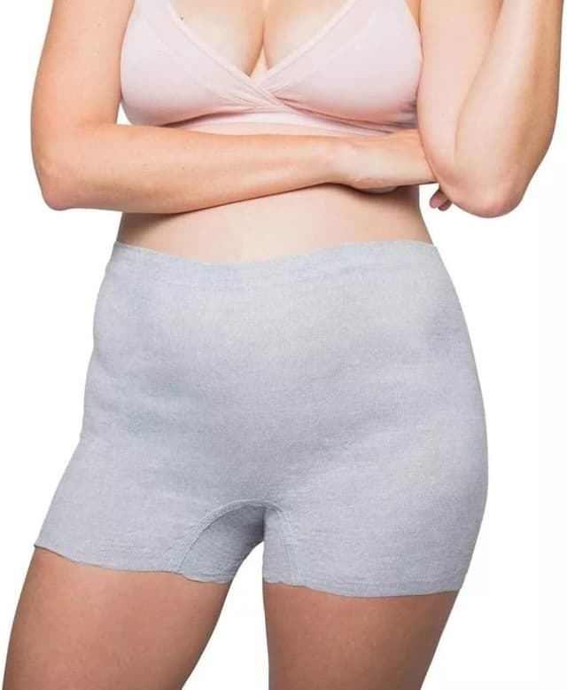 Detalle 2 de Frida Mom postpartum underwear pack (8-pack) seamless boyshorts, M/L (28–42 in)