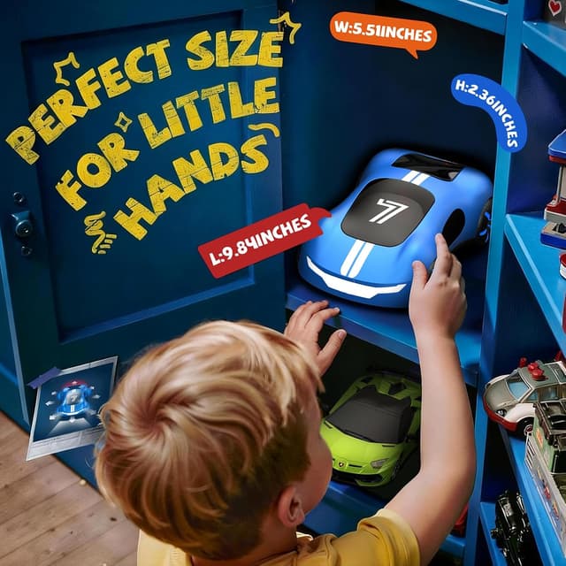 Detalle de AEROQUEST Ferngesteuertes RC Stuntauto mit Gestensensor (2,4 GHz), Licht & Sprühfunktion