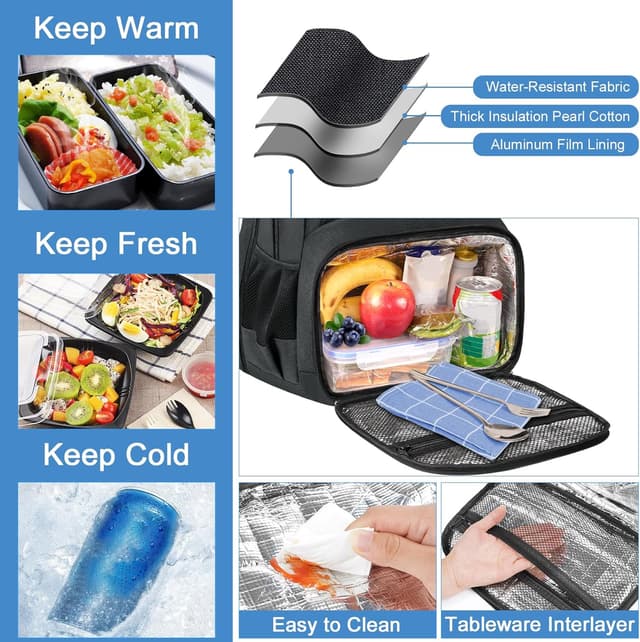 Thumbnail 1 de MATEIN Laptop Rucksack 17 Zoll