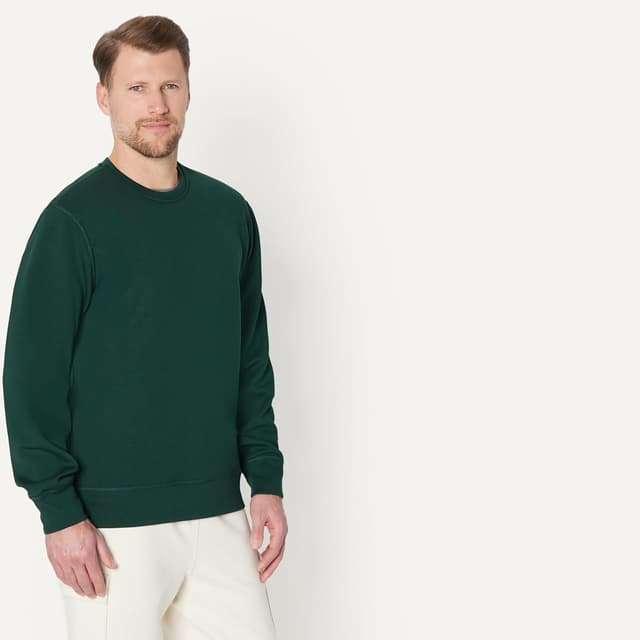 Detalle 2 de Amazon Essentials Active Men’s Active Sweat Relaxed-Fit Crewneck Pullover Sweatshirt