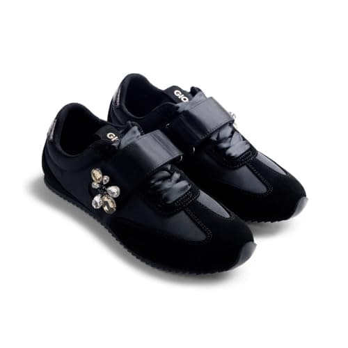 Detalle de GIOSEPPO Waseca zapatillas de piel negro talla 36