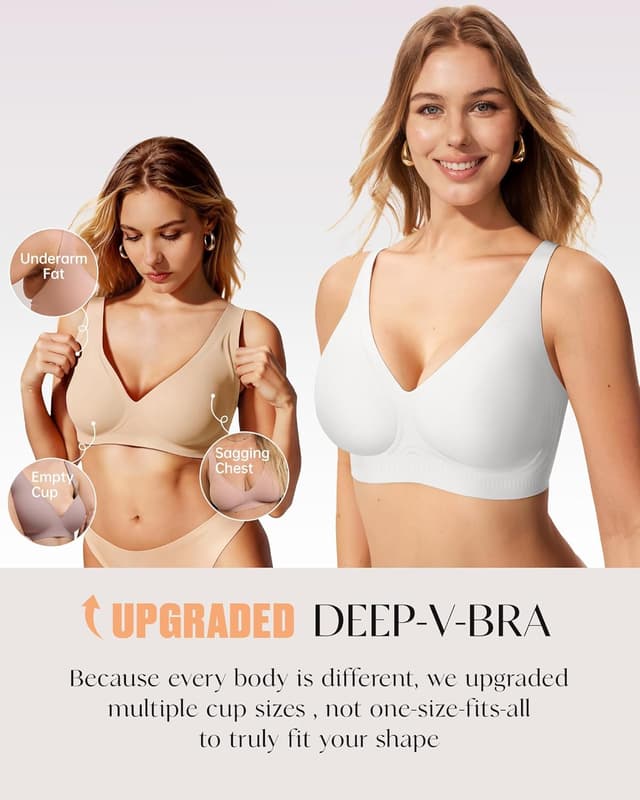 Detalle 2 de LetsJoli Jelly Bra 2026 wireless plunge