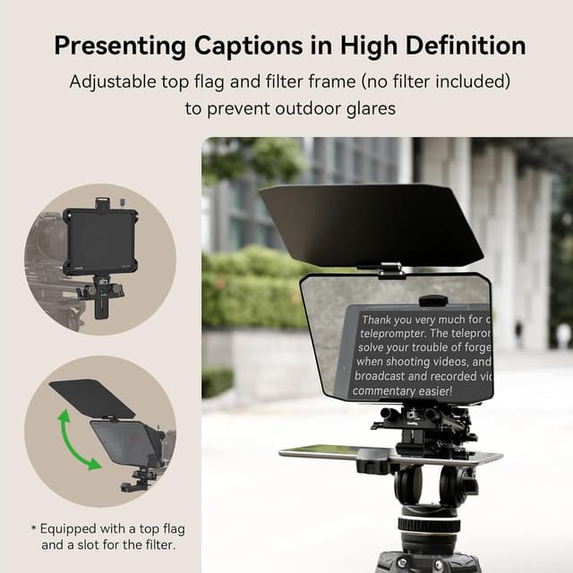 Thumbnail 6 de SMALLRIG 3646 Teleprompter für Tablets 11"