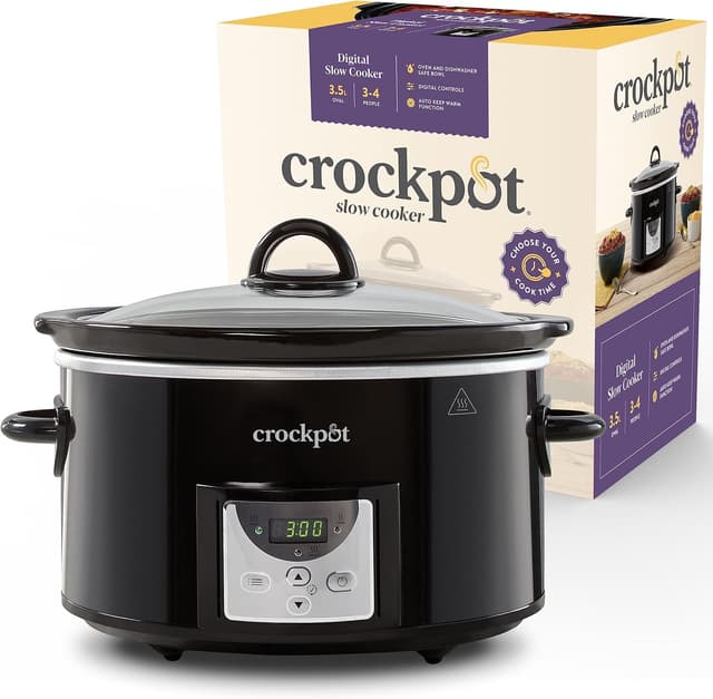 Detalle de Crockpot CSC113 3.5 L digital slow cooker 🍲