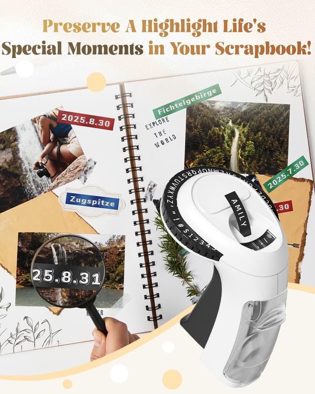 Detalle de VolenGo Omega embossing label maker 9mm