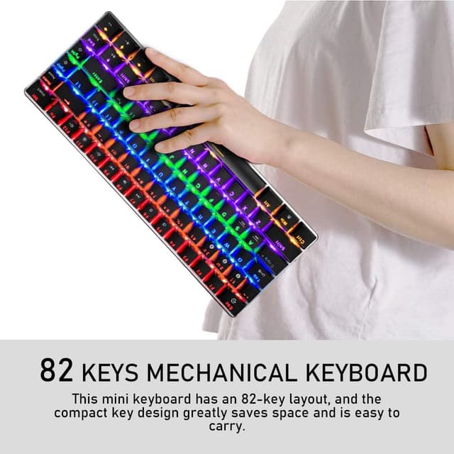 Detalle 2 de Bluetooth Mechanische Tastatur AK33 82 Tasten