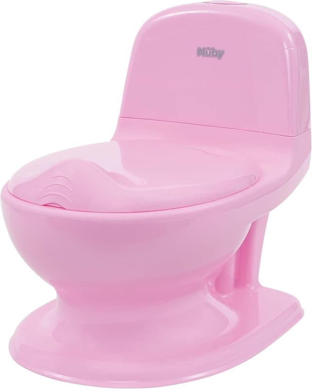 Detalle de Nuby My Real Potty pot d'apprentissage rose 18+ mois