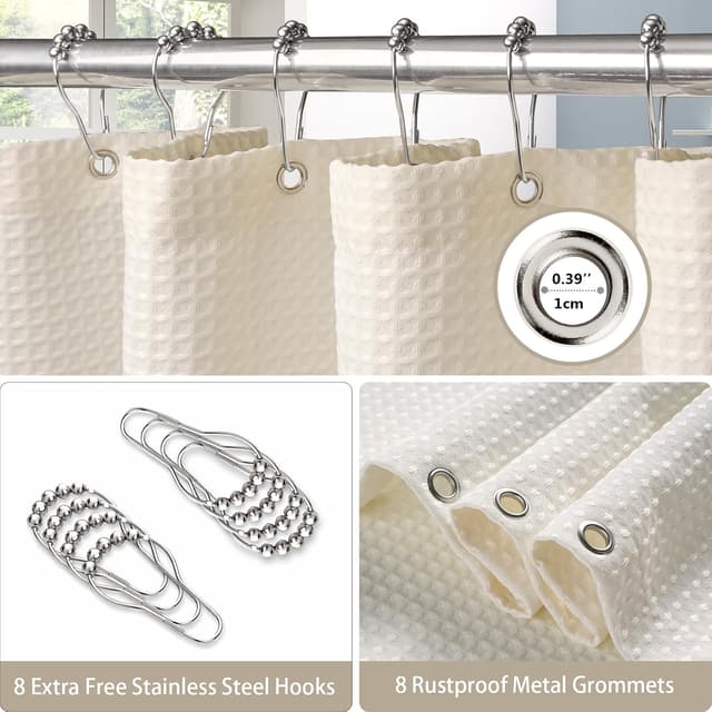 Detalle de Rideau de douche VANZAVANZU 122x182 cm