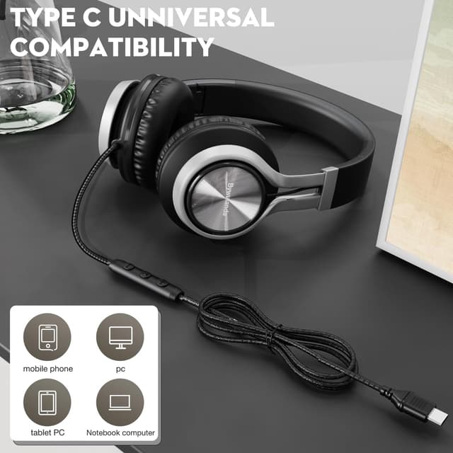 Thumbnail 6 de Bywulanda USB C headphones 40mm