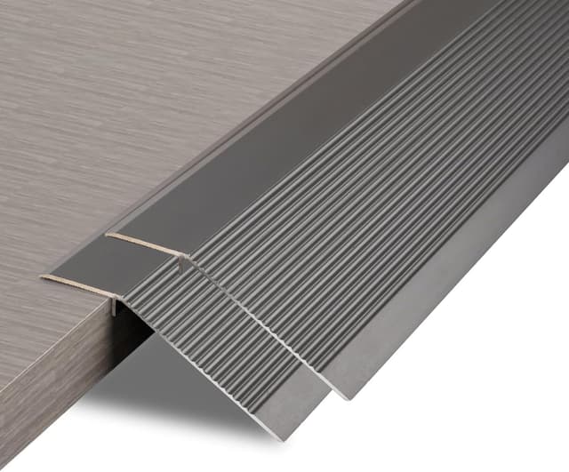 Detalle 2 de Lot de 2 rampes de seuil en aluminium 10 cm