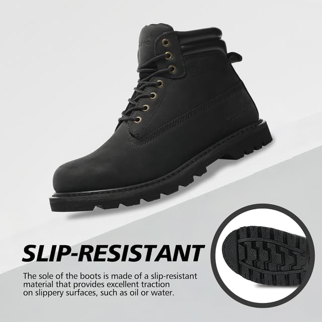 Thumbnail 6 de Safety Loong 6-Inch Steel Toe Boots ⚙