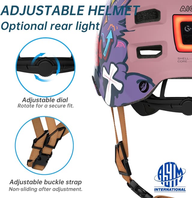 Thumbnail 2 de GLAMVILLA Skaterhelm Ultraleicht 260 g