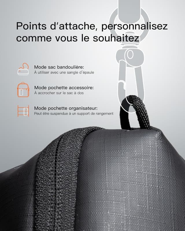 Thumbnail 5 de Inateck Pochette Organiseur 2 L pour accessoires