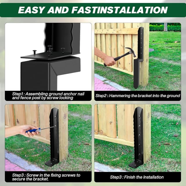 Thumbnail 4 de Fence Post Repair Stakes Kit