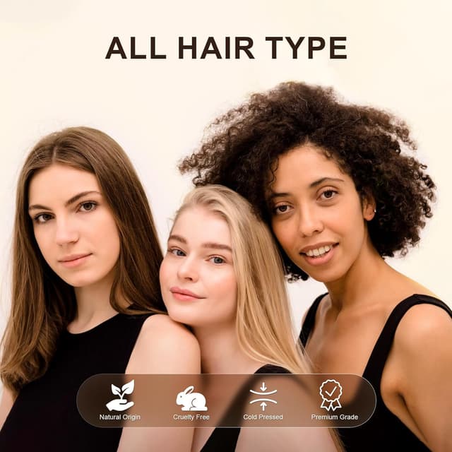 Detalle de Yoken Pure Argan Oil (16 fl oz) — 100% natural cold-pressed Moroccan argan oil for hair, face, scalp, nails & body