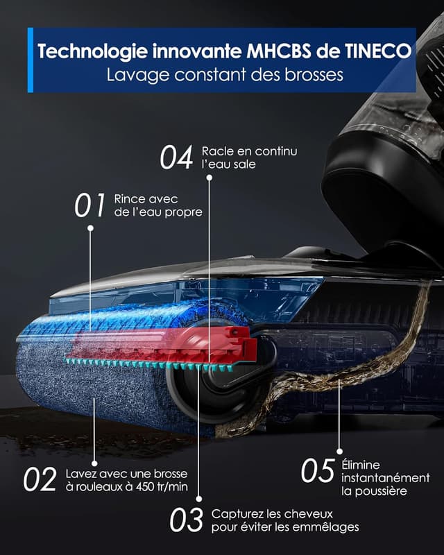 Detalle 2 de Tineco S7 Stretch Ultra Aspirateur Laveur