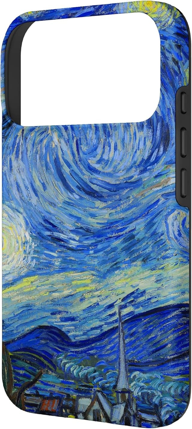Detalle 2 de Custodia iPhone 17 Pro Van Gogh La Notte Stellata