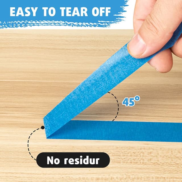 Detalle de Avotik Blue Painters Tape 24mm rolls