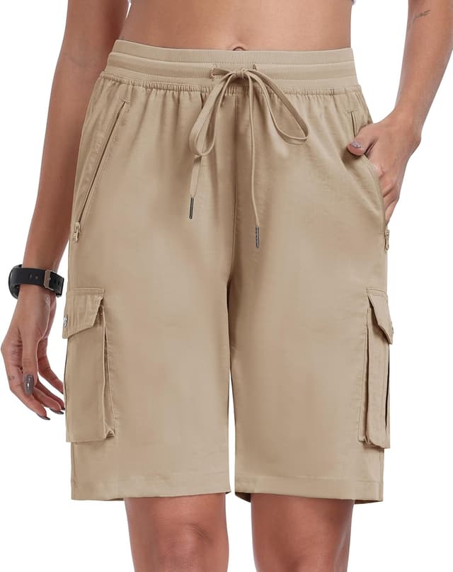 Detalle 2 de MoFiz Women’s Cargo Shorts 5 in Lightweight