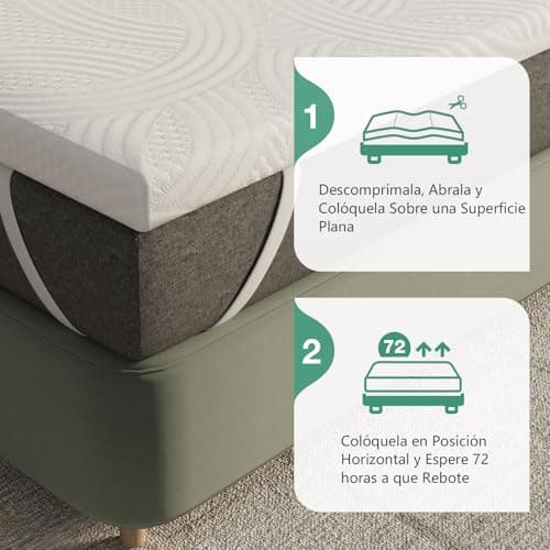 Thumbnail 6 de Novilla Sobrecolchón 135x190cm, 5cm, Transpirable, Lavable