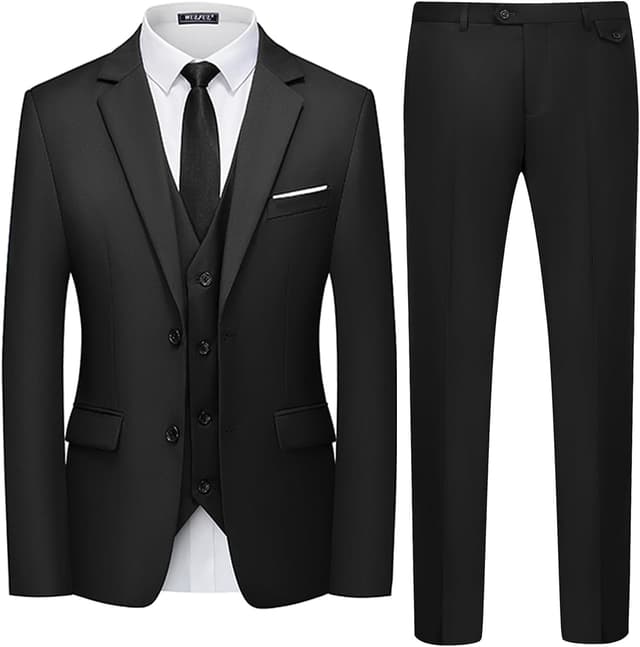 Detalle de WULFUL 3-Piece Slim Fit Suit 2-Button