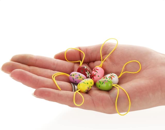 Thumbnail 4 de COM-FOUR® 24x œufs de Pâques à suspendre 🐣