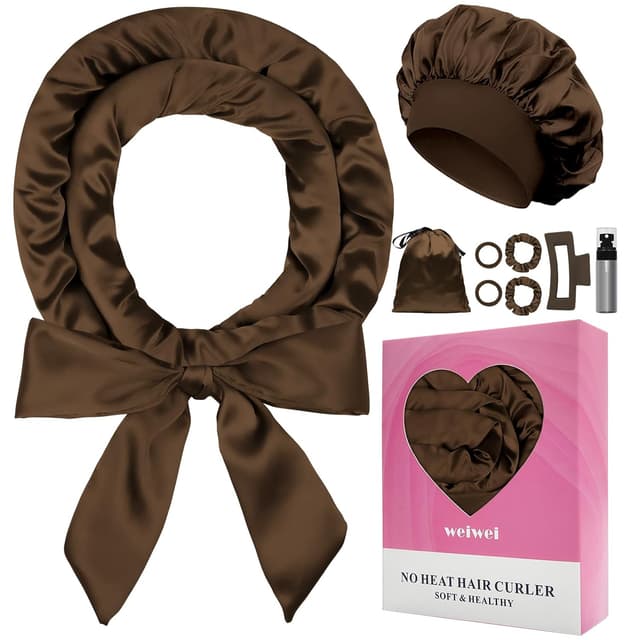 Thumbnail 6 de weiwei Satin Heatless Overnight Curls: Lockenwickler-Set ohne Hitze (für lange Haare, 9-teilig)