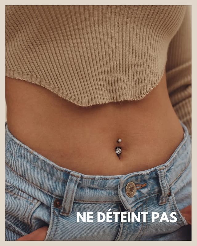 Detalle 2 de Good.Designs Piercing nombril acier 13 mm