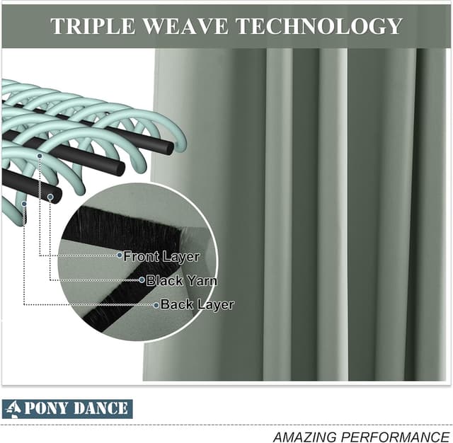 Thumbnail 6 de PONY DANCE Thermovorhang Kälteschutz Tür 210x132 cm