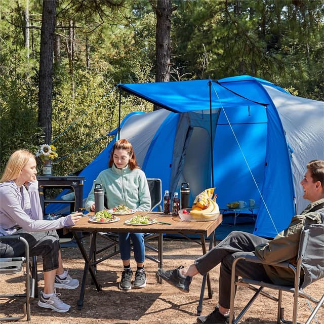 Thumbnail 5 de TIMBER RIDGE Campingtisch 108x71 cm 🏕