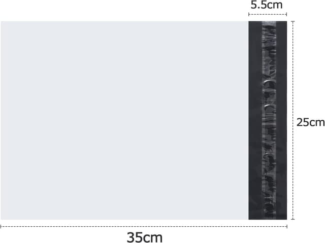 Detalle 2 de Carehabi 100 Bolsas para Envíos 25x35 cm