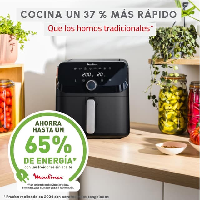 Thumbnail 5 de Moulinex Easy Fry Mega 🌀 Freidora de aire XL 7.5L